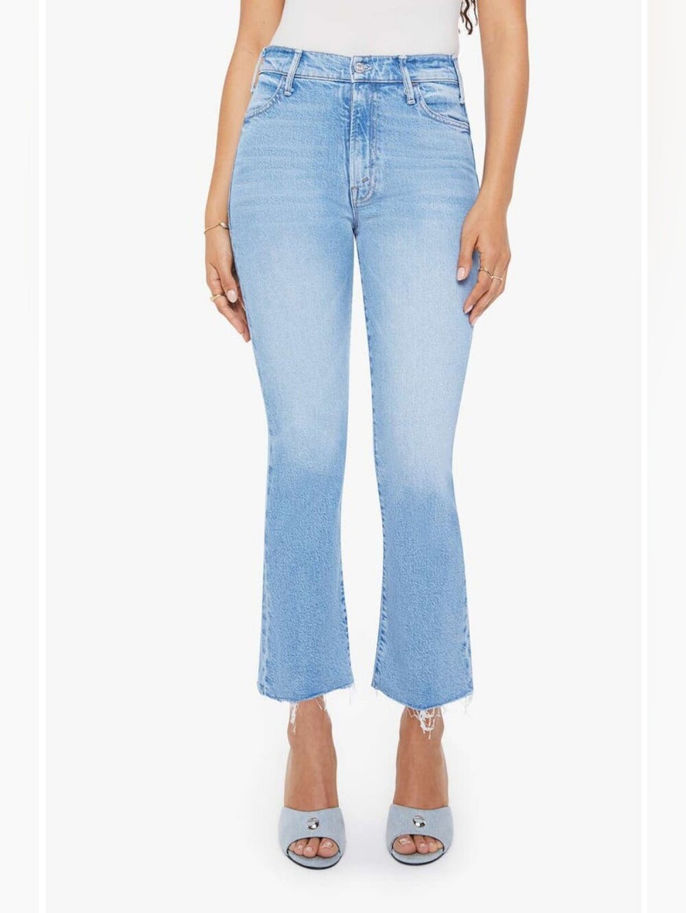 Mother The Hustler Ankle Fray Jeans